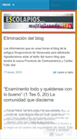 Mobile Screenshot of escuelaspiasvenezuela.wordpress.com