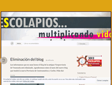 Tablet Screenshot of escuelaspiasvenezuela.wordpress.com