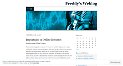 Desktop Screenshot of freddyq.wordpress.com