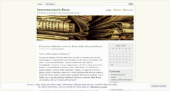 Desktop Screenshot of ilxincircolo.wordpress.com