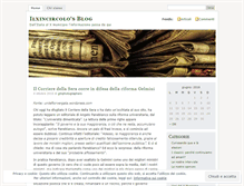 Tablet Screenshot of ilxincircolo.wordpress.com
