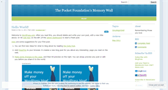 Desktop Screenshot of memorywall.wordpress.com