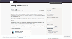 Desktop Screenshot of bloodyshovel.wordpress.com