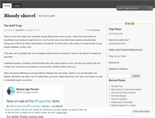 Tablet Screenshot of bloodyshovel.wordpress.com