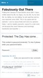 Mobile Screenshot of fabulouslyoutthere.wordpress.com