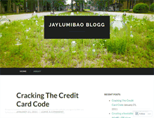 Tablet Screenshot of jonathanlumibao.wordpress.com