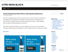 Tablet Screenshot of citrohadi.wordpress.com