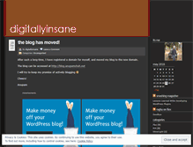 Tablet Screenshot of digitallyinsane.wordpress.com