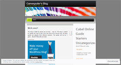 Desktop Screenshot of gamespoiler.wordpress.com