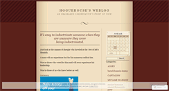 Desktop Screenshot of hoguehouse.wordpress.com