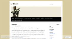 Desktop Screenshot of leblanco.wordpress.com