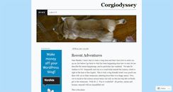 Desktop Screenshot of corgiodyssey.wordpress.com