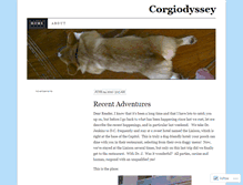 Tablet Screenshot of corgiodyssey.wordpress.com