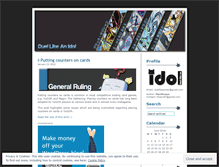 Tablet Screenshot of duellikeanidol.wordpress.com