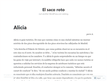 Tablet Screenshot of elsacoroto.wordpress.com