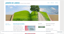 Desktop Screenshot of jardindelibros.wordpress.com