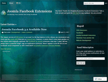 Tablet Screenshot of joomlawebdev.wordpress.com