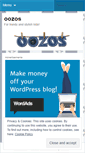 Mobile Screenshot of oozos.wordpress.com