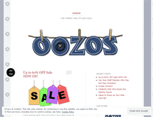 Tablet Screenshot of oozos.wordpress.com