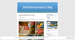 Desktop Screenshot of newfreescreensavers.wordpress.com