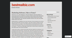 Desktop Screenshot of bestrealbiz.wordpress.com