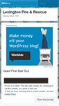 Mobile Screenshot of lexingtonfire.wordpress.com