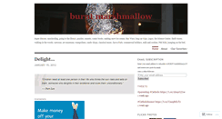 Desktop Screenshot of burntmarshmallow.wordpress.com