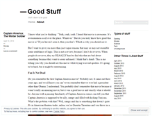 Tablet Screenshot of g00dstuff.wordpress.com