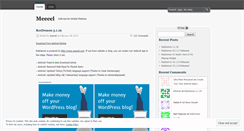 Desktop Screenshot of meecel.wordpress.com