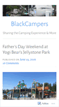 Mobile Screenshot of blackcampers.wordpress.com