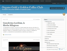 Tablet Screenshot of goldencoffeeclub.wordpress.com