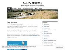 Tablet Screenshot of dutchprditch.wordpress.com