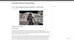 Desktop Screenshot of civilwargroupb.wordpress.com