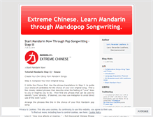 Tablet Screenshot of extremechinese.wordpress.com