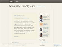 Tablet Screenshot of mozes.wordpress.com