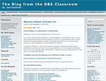 Tablet Screenshot of dbatrain.wordpress.com