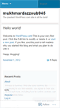 Mobile Screenshot of mukhmardazzsub945.wordpress.com