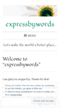 Mobile Screenshot of expressbywords.wordpress.com