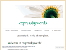 Tablet Screenshot of expressbywords.wordpress.com