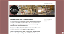 Desktop Screenshot of customcreationswoodworking.wordpress.com
