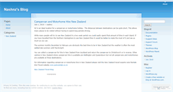 Desktop Screenshot of nashnz.wordpress.com