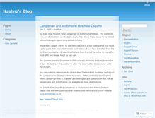 Tablet Screenshot of nashnz.wordpress.com