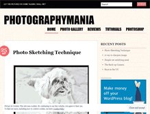 Tablet Screenshot of photographymania.wordpress.com