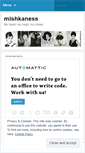 Mobile Screenshot of mishkaness.wordpress.com
