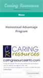 Mobile Screenshot of caringresourcesinfo.wordpress.com