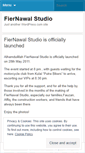 Mobile Screenshot of fiernawalstudio.wordpress.com