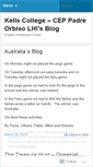 Mobile Screenshot of kellscollegecamp09075.wordpress.com