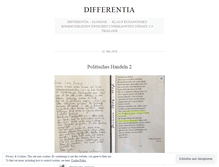 Tablet Screenshot of differentia.wordpress.com