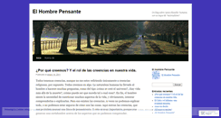 Desktop Screenshot of elhombrepensante.wordpress.com