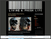 Tablet Screenshot of livingafreshlife.wordpress.com